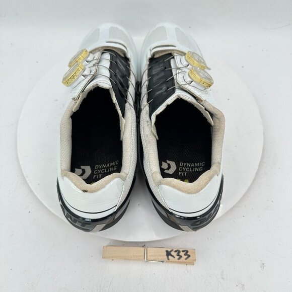 Giant Surge Men Size 12 White Carbon Clipless Cycling Road Shoes - Picture 9 of 11